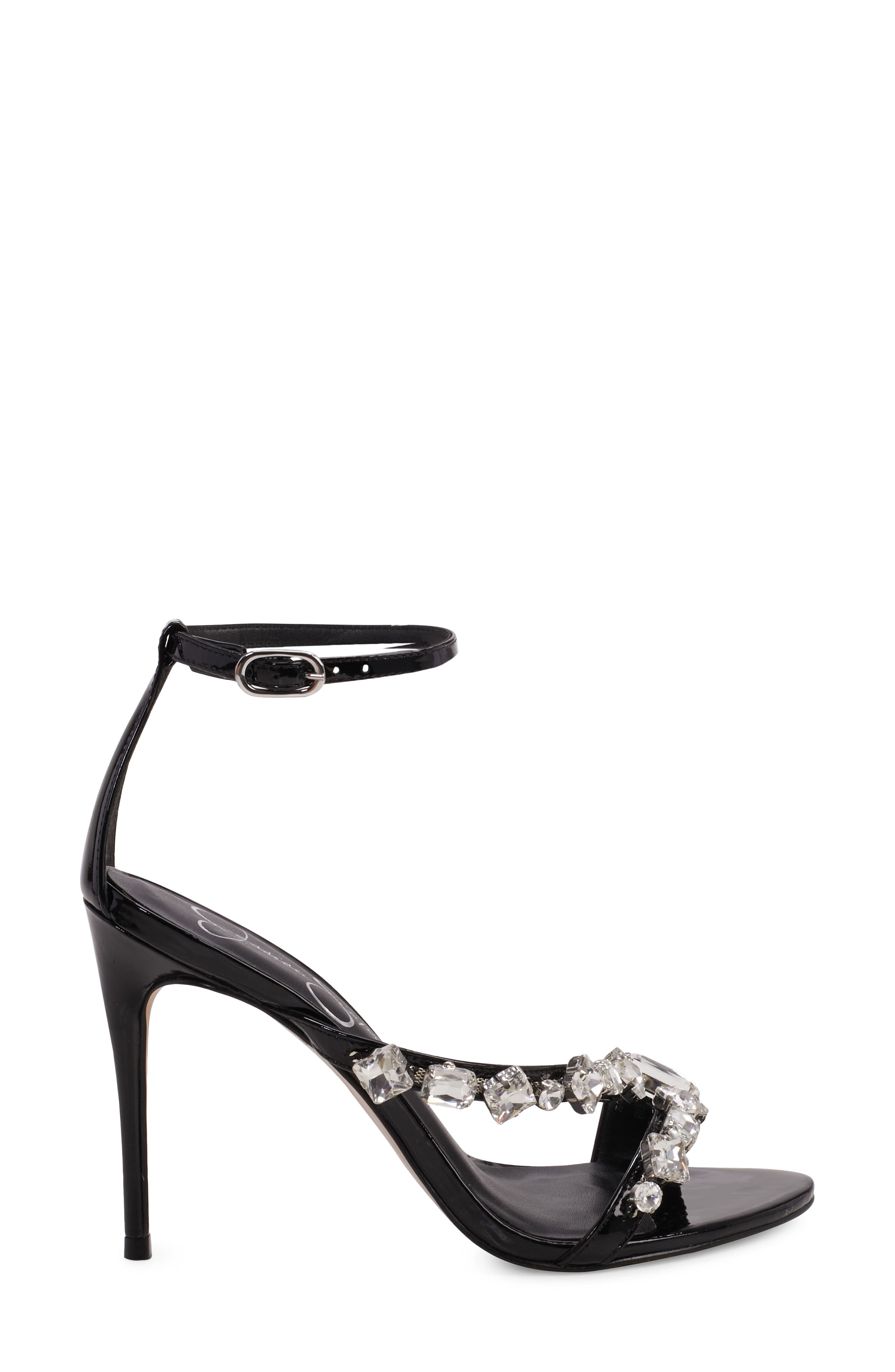 Jessica Simpson Raela Ankle Strap Sandal, Alternate, color, Black
