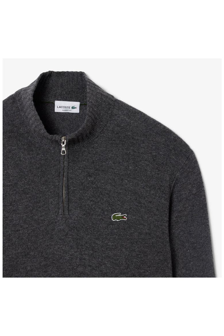 Classic Fit Wool Quarter Zip Sweater, Alternate, color, PITCH CHINE