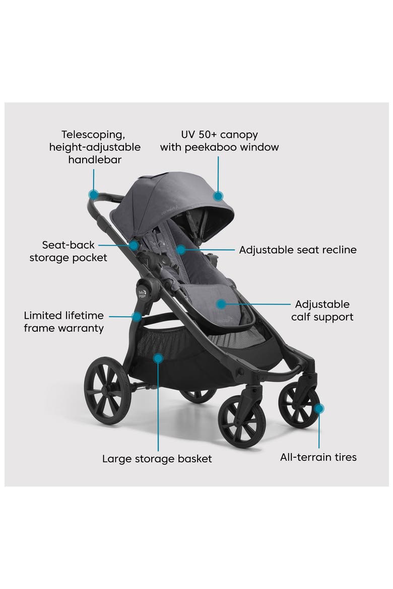 City Select® 2 Convertible Stroller, Alternate, color, RADIANT SLATE