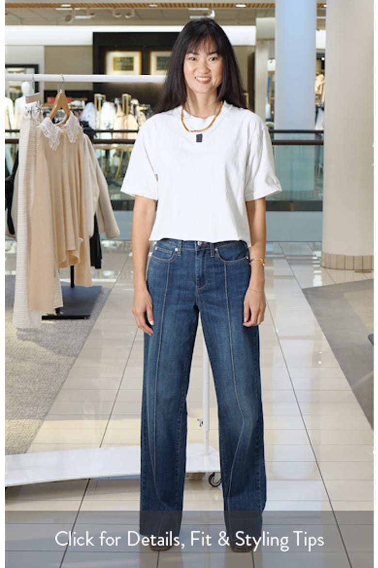 High Waist Wide Leg Trouser Jeans video