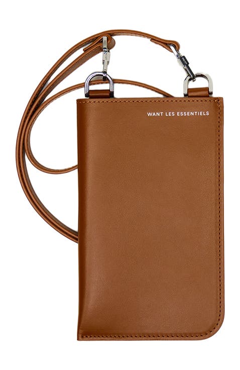 Arch Smooth Leather Phone Bag