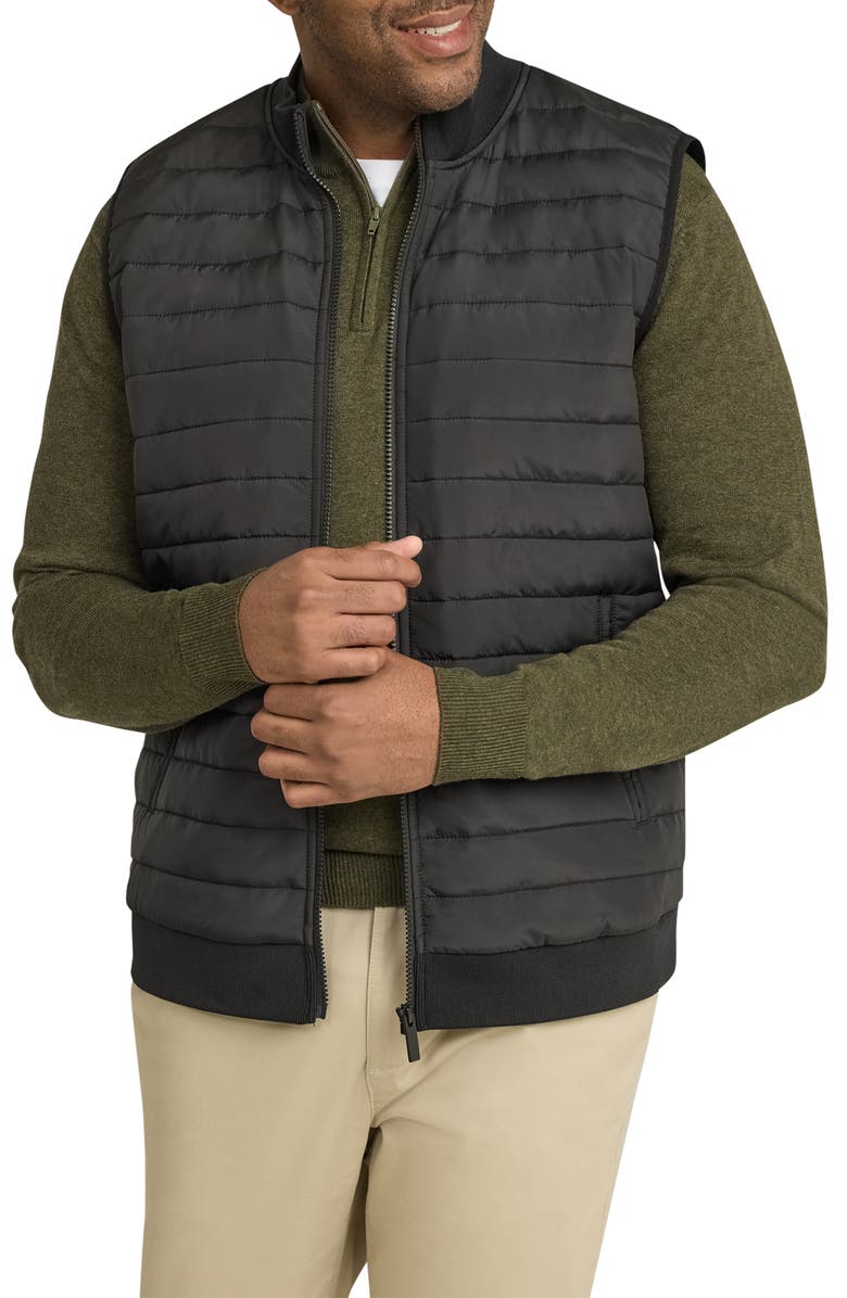 Johnny Bigg Colton Knit Back Puffer Vest, Main, color, 