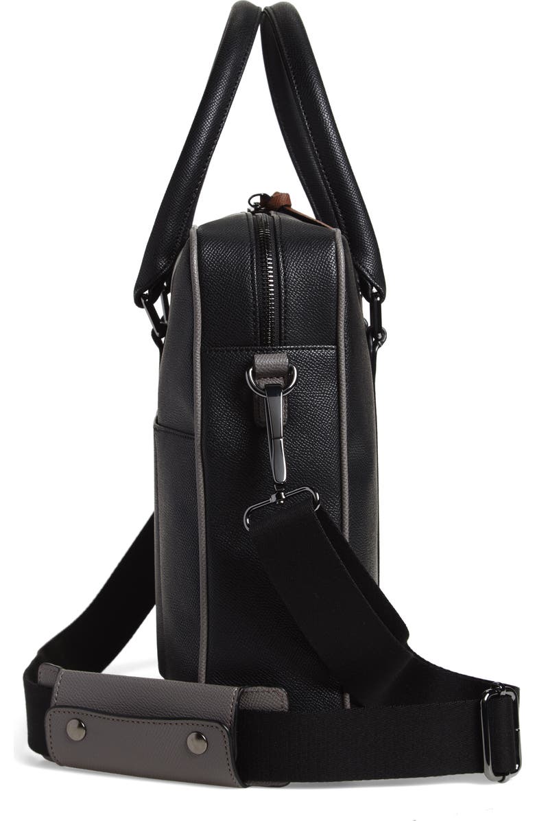 Ted Baker London Textured Faux Leather Document Briefcase, Alternate, color,