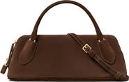 Tory Burch Lock Leather Top Handle Bag