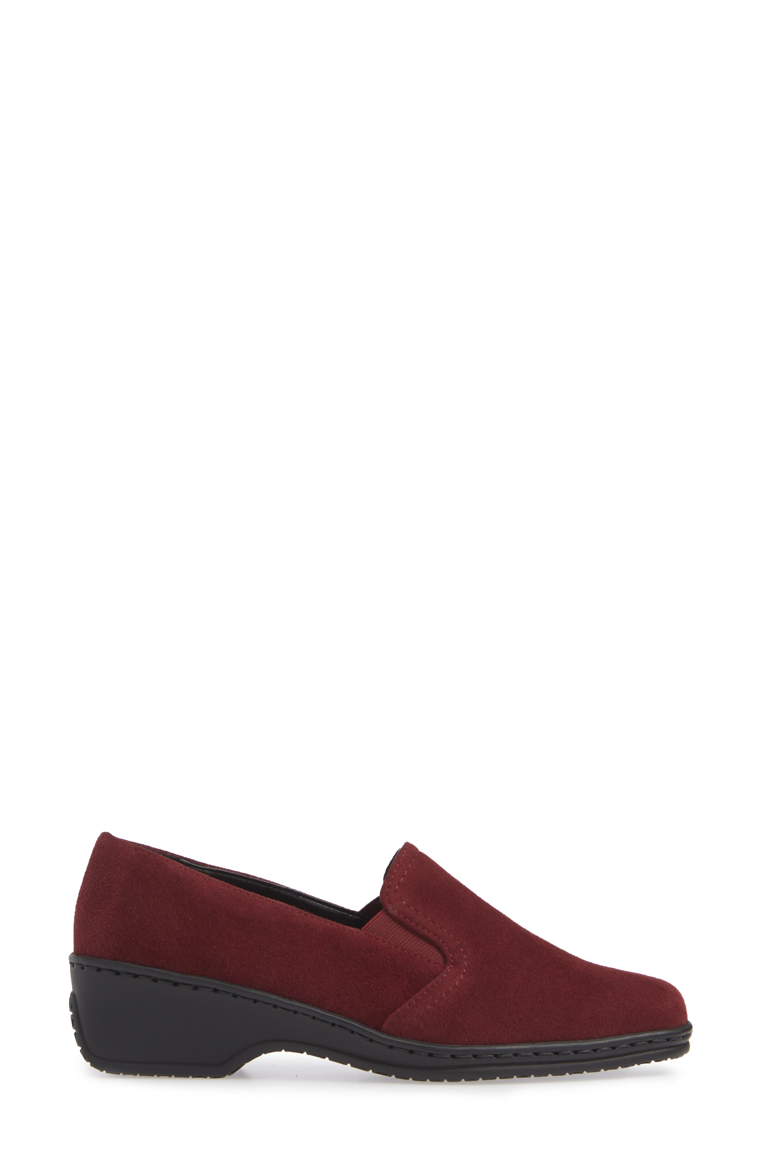 Rabina Wedge Loafer, Alternate, color, BRUNELLO SUEDE