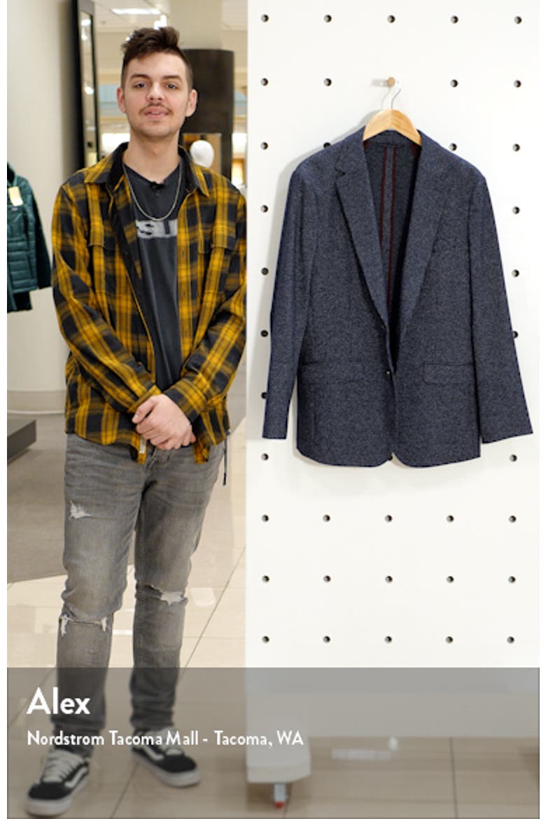 Slim Fit Houndstooth Sport Coat video