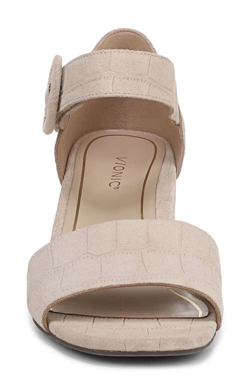 Vionic Chardonnay Block Heel Sandal In Neutral