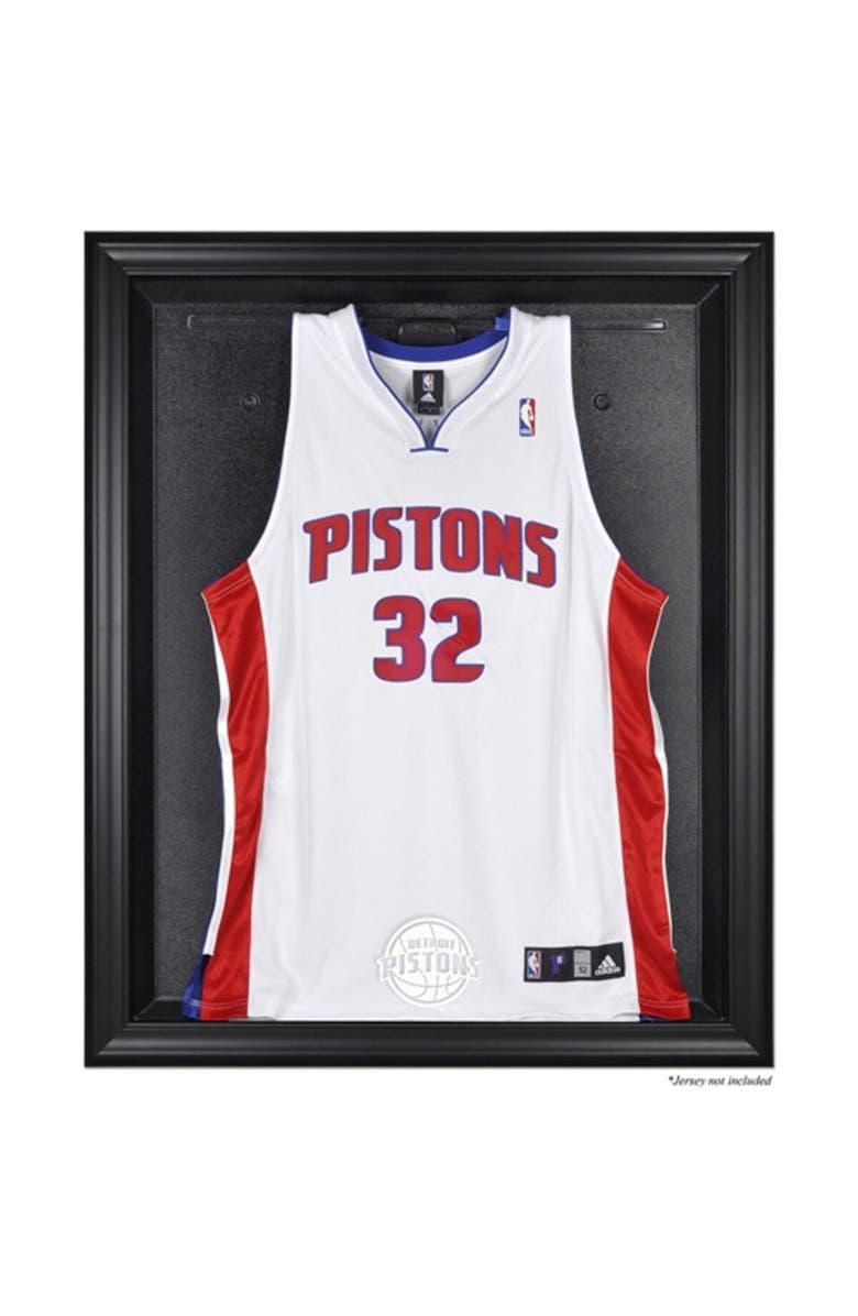 FANATICS AUTHENTIC Detroit Pistons (2005-2017) Black Framed Team Logo Jersey Display Case, Main, color, 