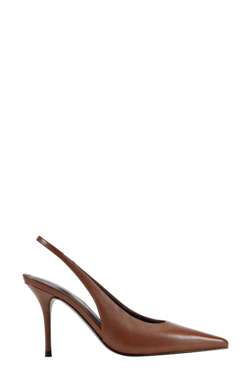 Marc Fisher Ltd Leynne Slingback Pointed Toe Pump In Brown