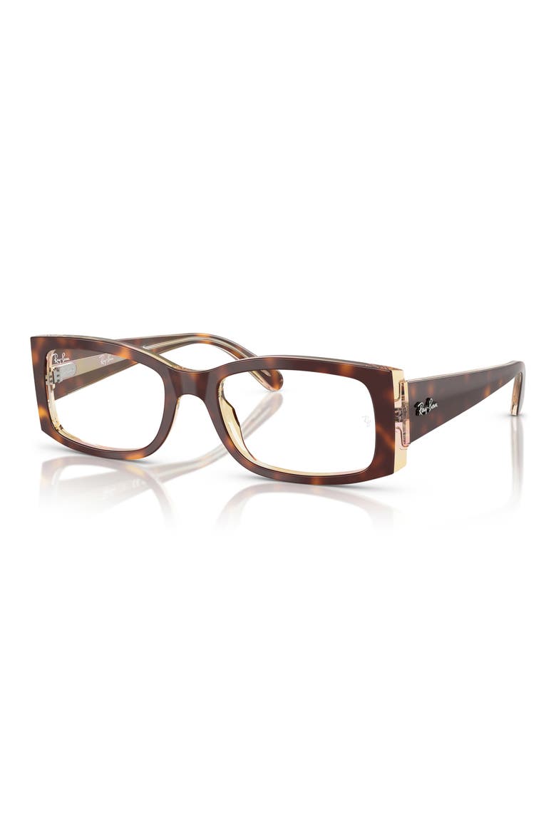 Miriam 54mm Square Optical Glasses, Alternate, color, HAVANA