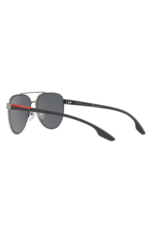 Prada Linea Rossa Sport 61mm Polarized Aviator Sunglasses