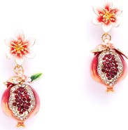 Bill Skinner Studio Pomegranate Drop Earrings