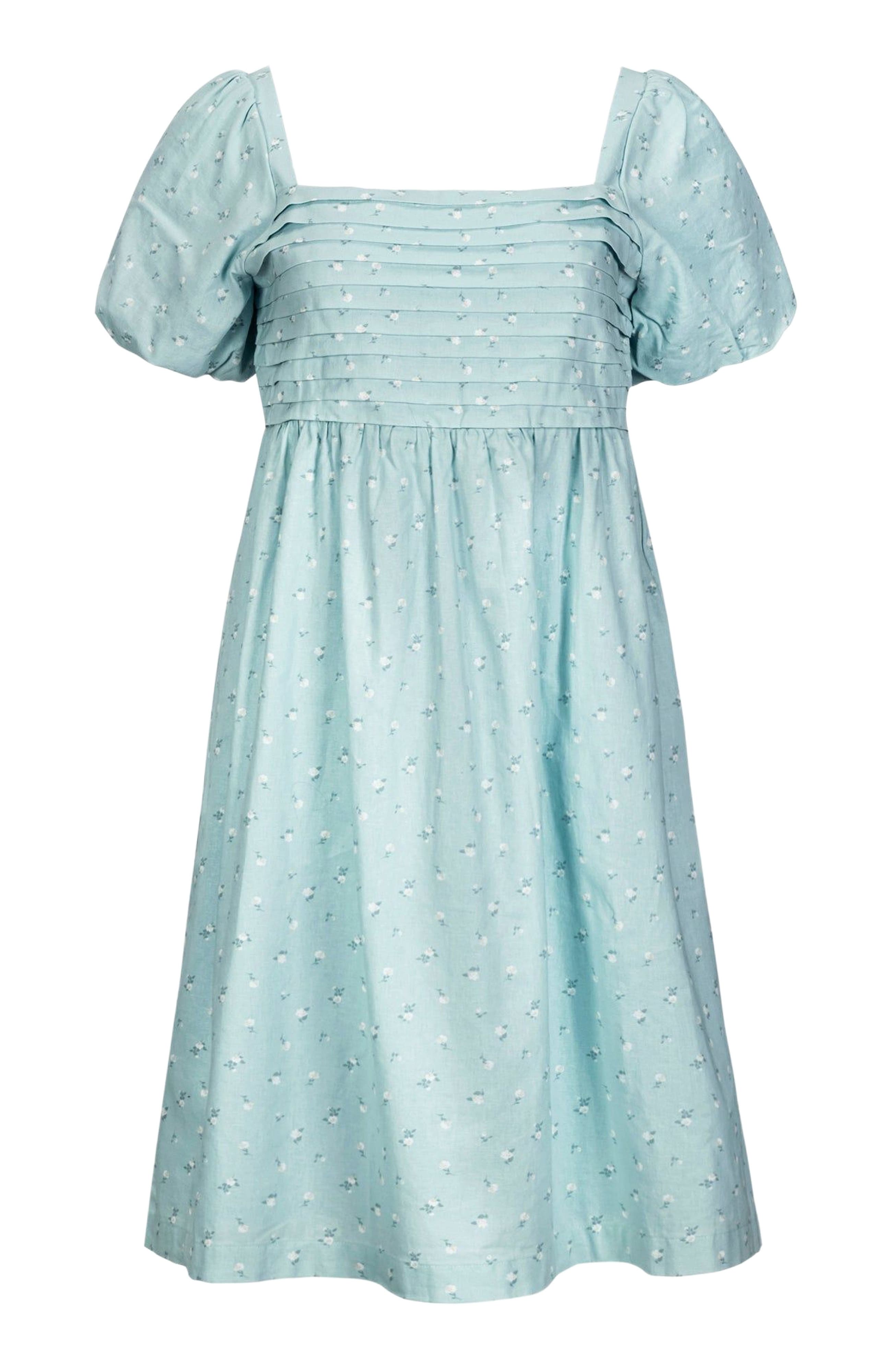 Women's Ruched Linen Dress
