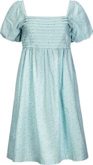 Hope & Henry Women's Ruched Linen Dress