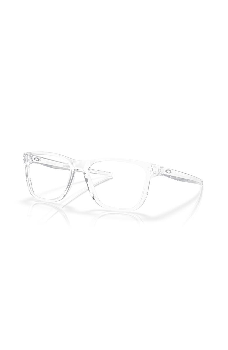 Oakley 55mm Round optical glasses, Main, color, Transparent