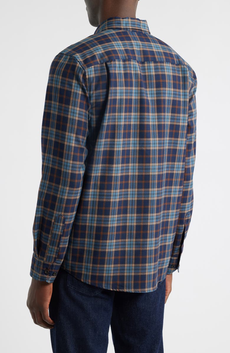 Pendleton Plaid Merino Wool Button-Up Lodge Shirt, Alternate, color, 