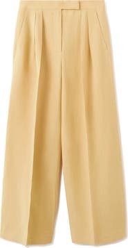MANGO Pleated Wide Leg Pants