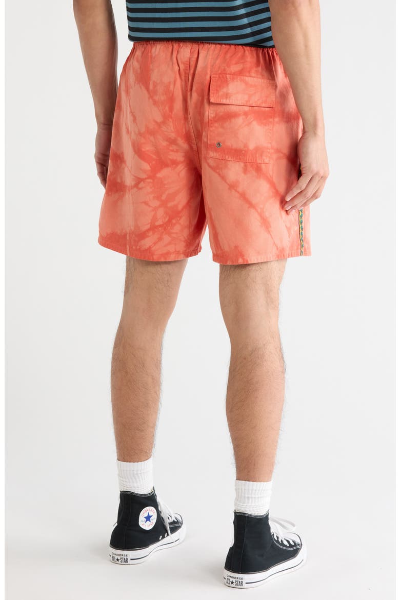 Cortez Print Drawstring Shorts, Alternate, color, CANYON SUNSET