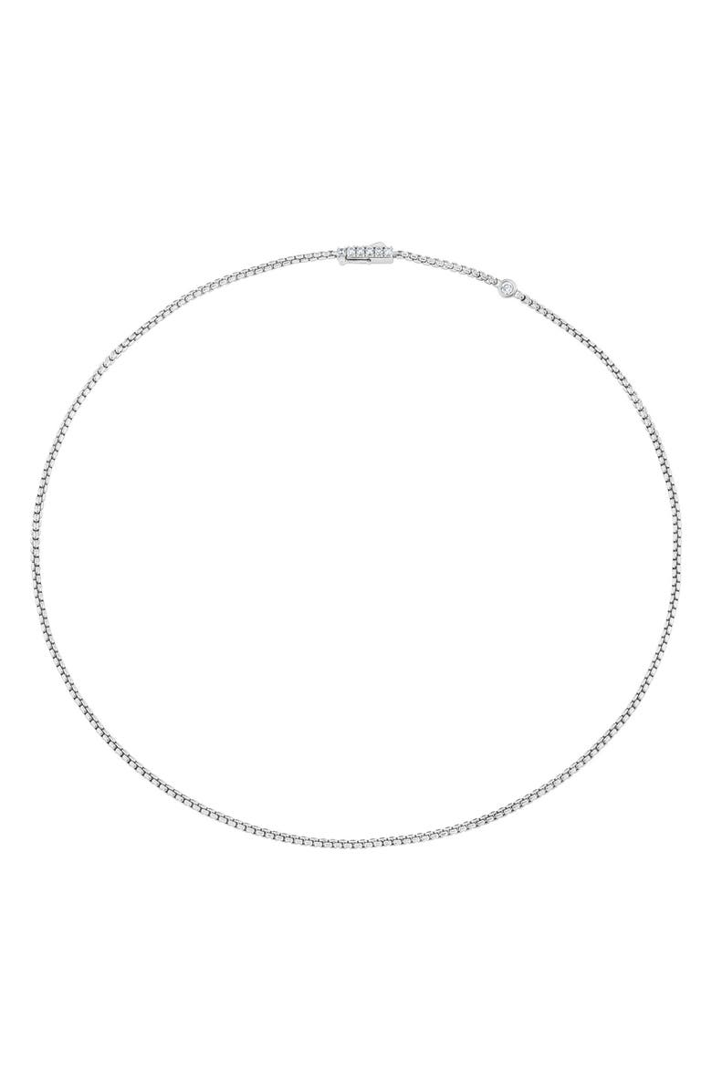 Crislu Layer Up Rounded Box Chain Necklace, Alternate, color, 