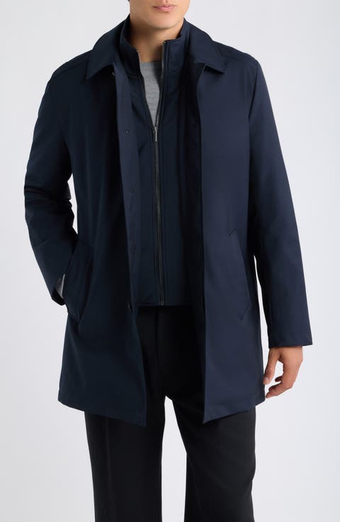 Samson Wool Car Coat with Removable Liner