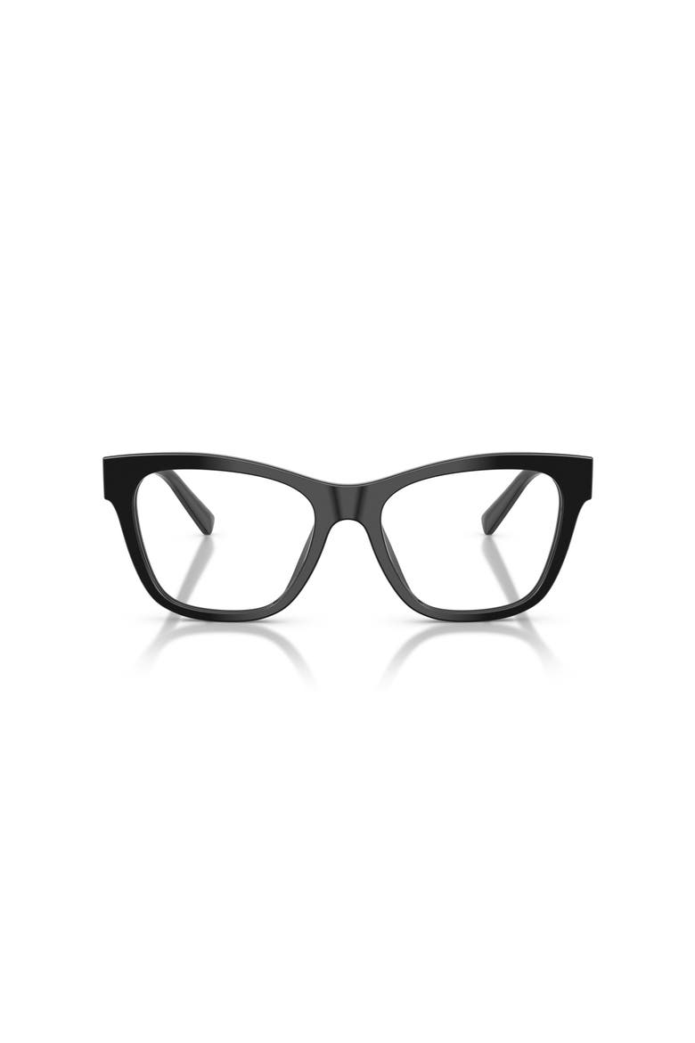53mm Square optical glasses, Alternate, color, Black