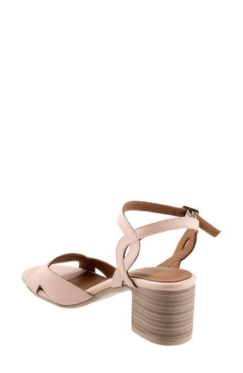 Bueno Roman Ankle Strap Sandal In Pale Pink