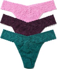 Hanky Panky Holiday Cracker Assorted 3-Pack Original Rise Thongs