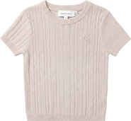 Charlotte & George Cotton Rib Knit Sweater
