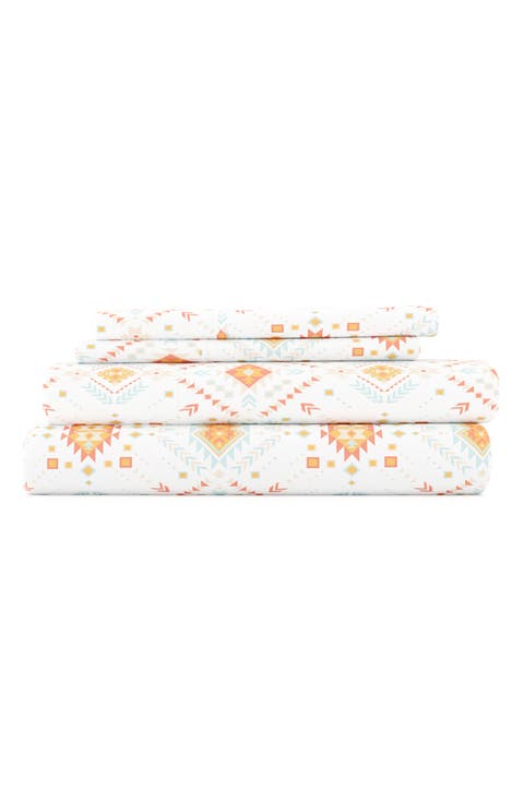 Ultra Soft Geometric Dreams 4-Piece Bed Sheet Set