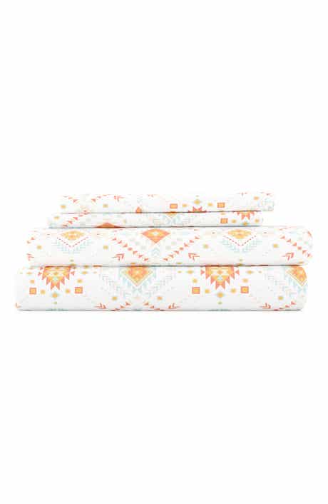 HOMESPUN Ultra Soft Geometric Dreams 4-Piece Bed Sheet Set