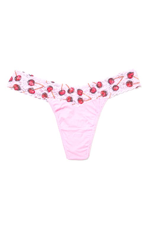Hanky Panky Original Rise Thong In Pink