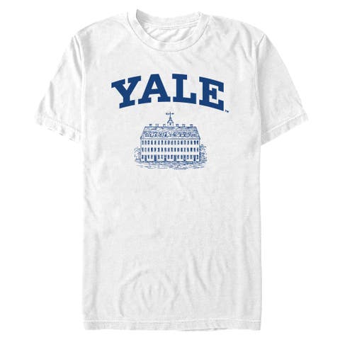 Men's Yale University School Campus Logo  Graphic T-Shirt