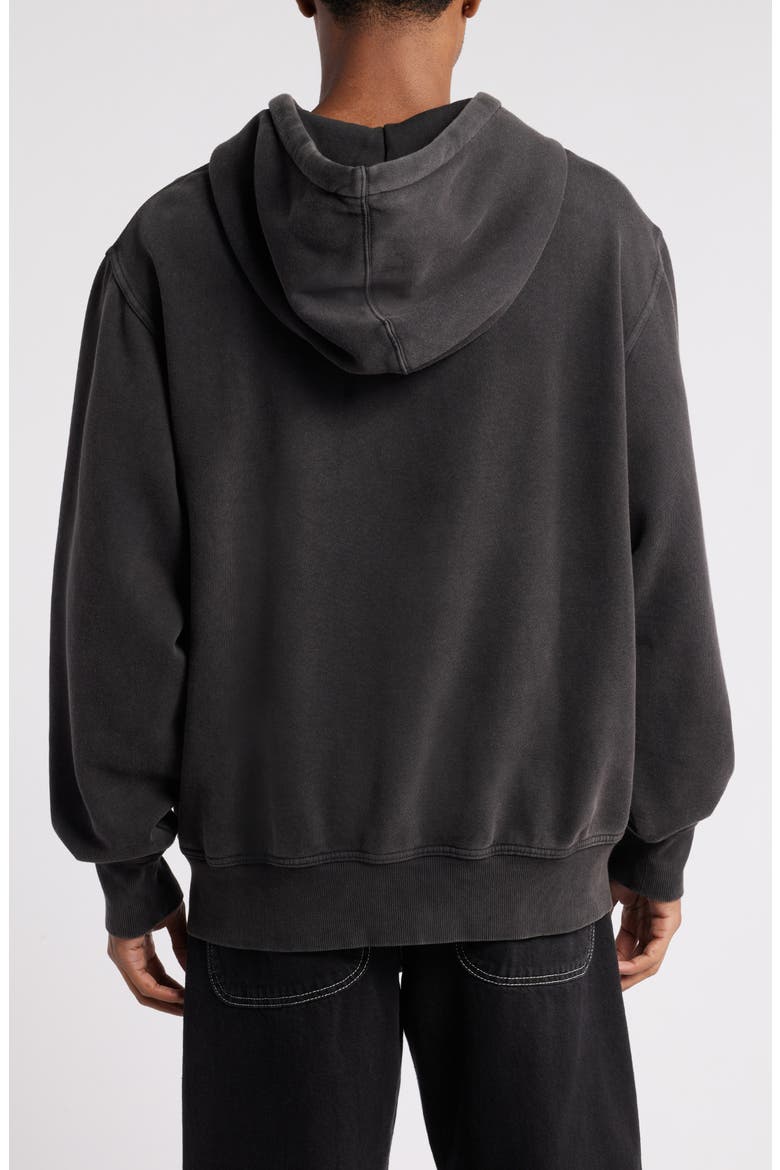 Fleece Hoodie, Alternate, color, BLACK
