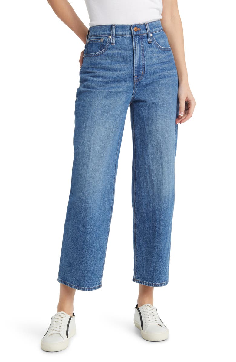 Madewell The Perfect Vintage Crop Wide Leg Jeans, Main, color, 