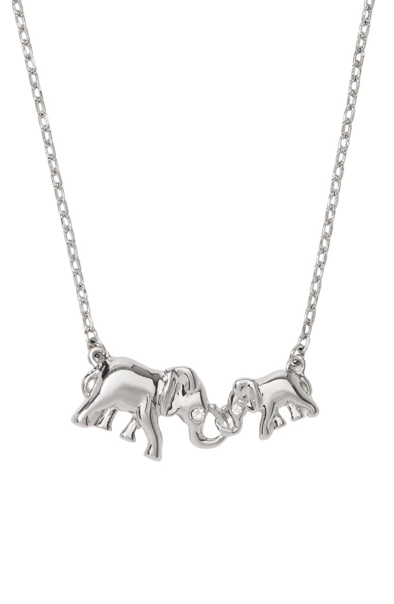 Kate Spade New York dear mom pendant necklace, Main, color,