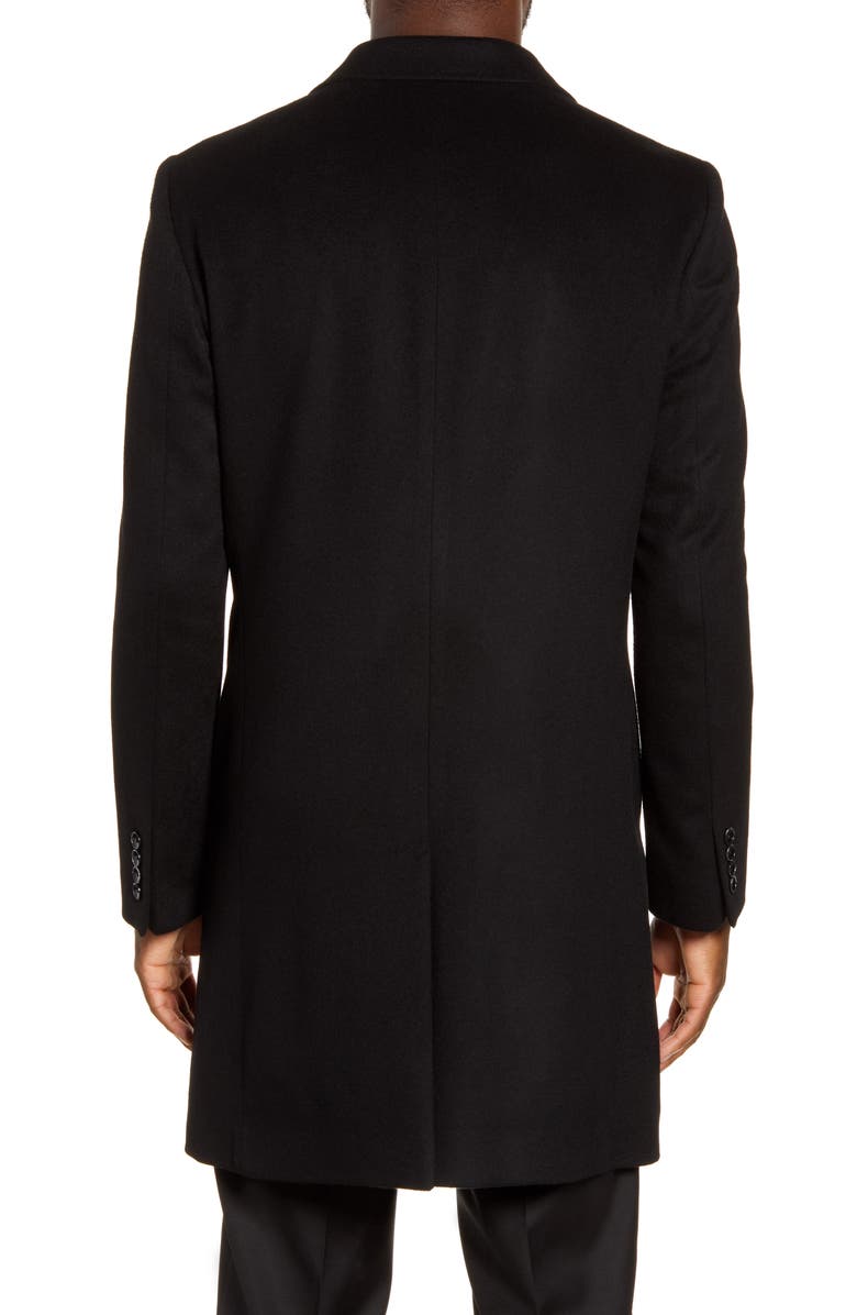 Nordstrom Signature Darien Trim Fit Wool & Cashmere Overcoat, Alternate, color,