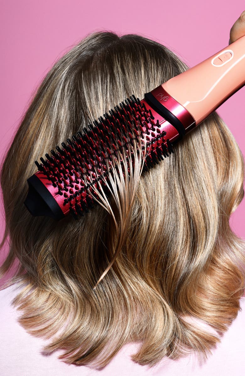 ghd Duet Blowdry 2-in-1 Hair Dryer Brush in Sun-Kissed Peach, Alternate, color, Peach
