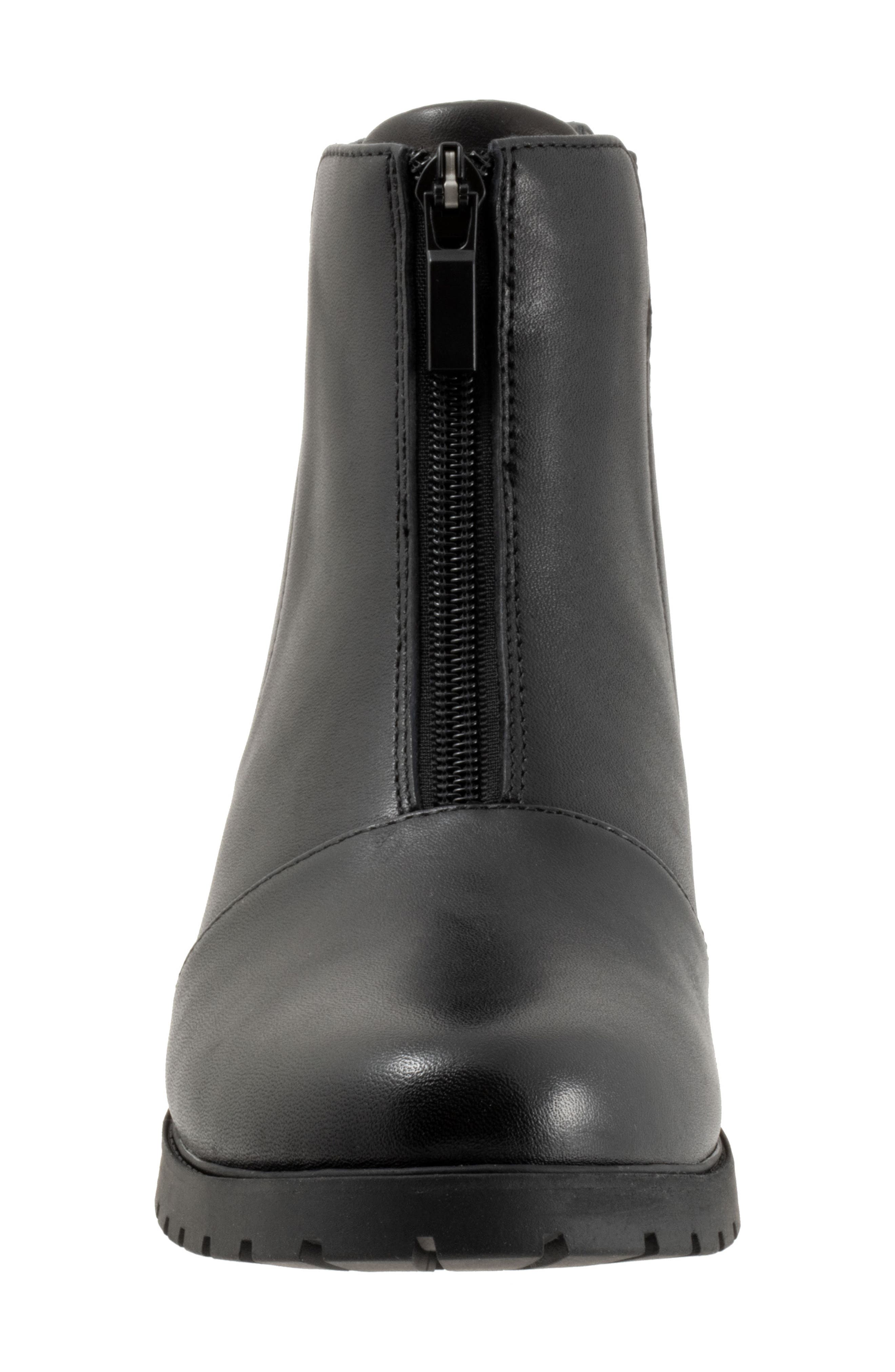 SoftWalk<sup>®</sup> Marni Cap Toe Bootie, Alternate, color, Black