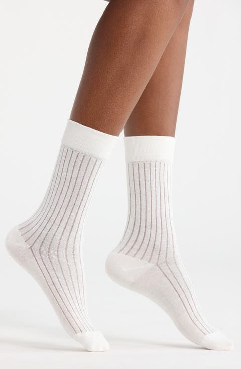 Daniella Waffle Crew Socks