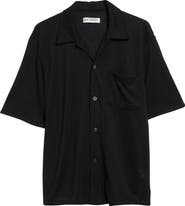 OUR LEGACY Boxy Bouclé Button-Up Shirt