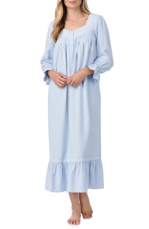 Long Sleeve Cotton Ballet Nightgown
