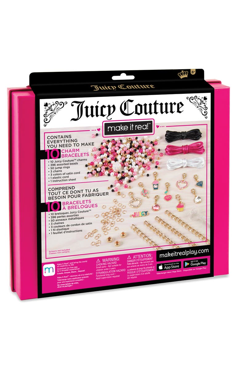 Juicy Couture Pink & Precious Bracelets Kit, Creates 10 Bracelets, Alternate, color, Multicolored