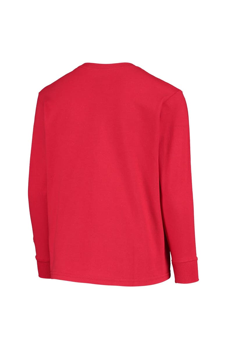 Champion Youth Champion Scarlet Ohio State Buckeyes Basketball Long Sleeve T-Shirt, Alternate, color, 