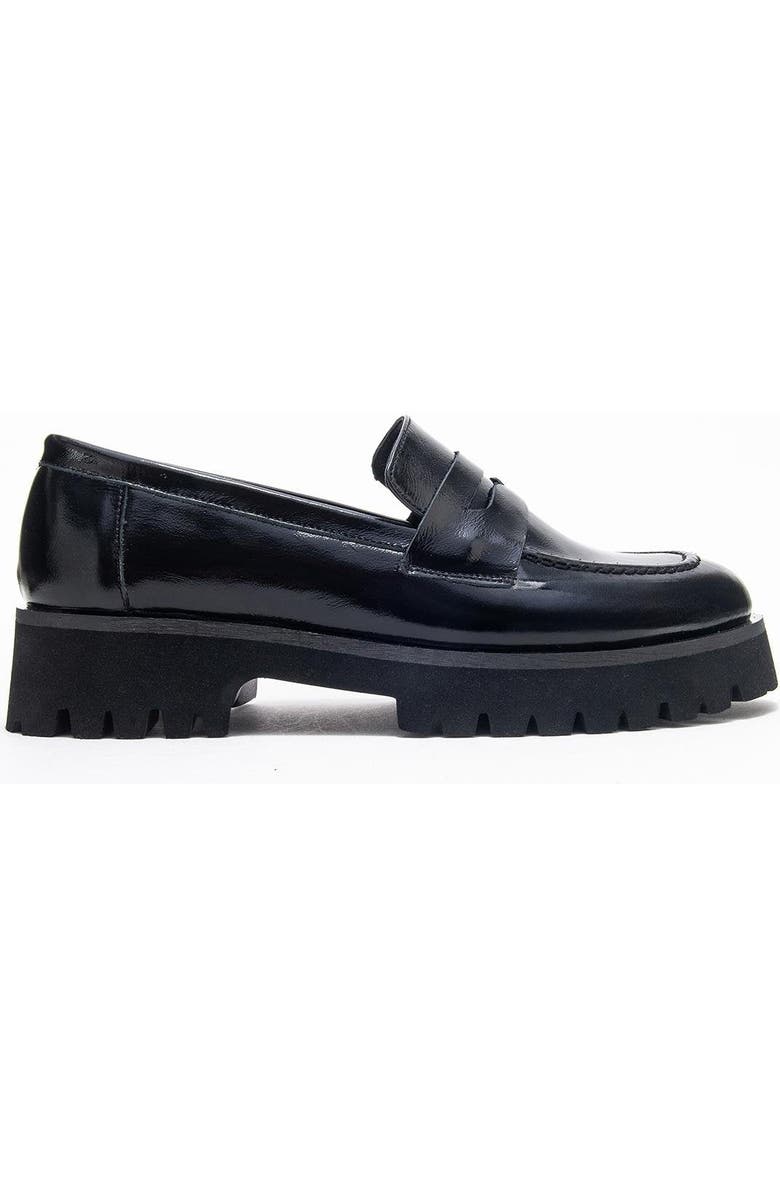 Forever & Always Shoes Vionel Leather Loafer, Alternate, color, Black Patent Leather