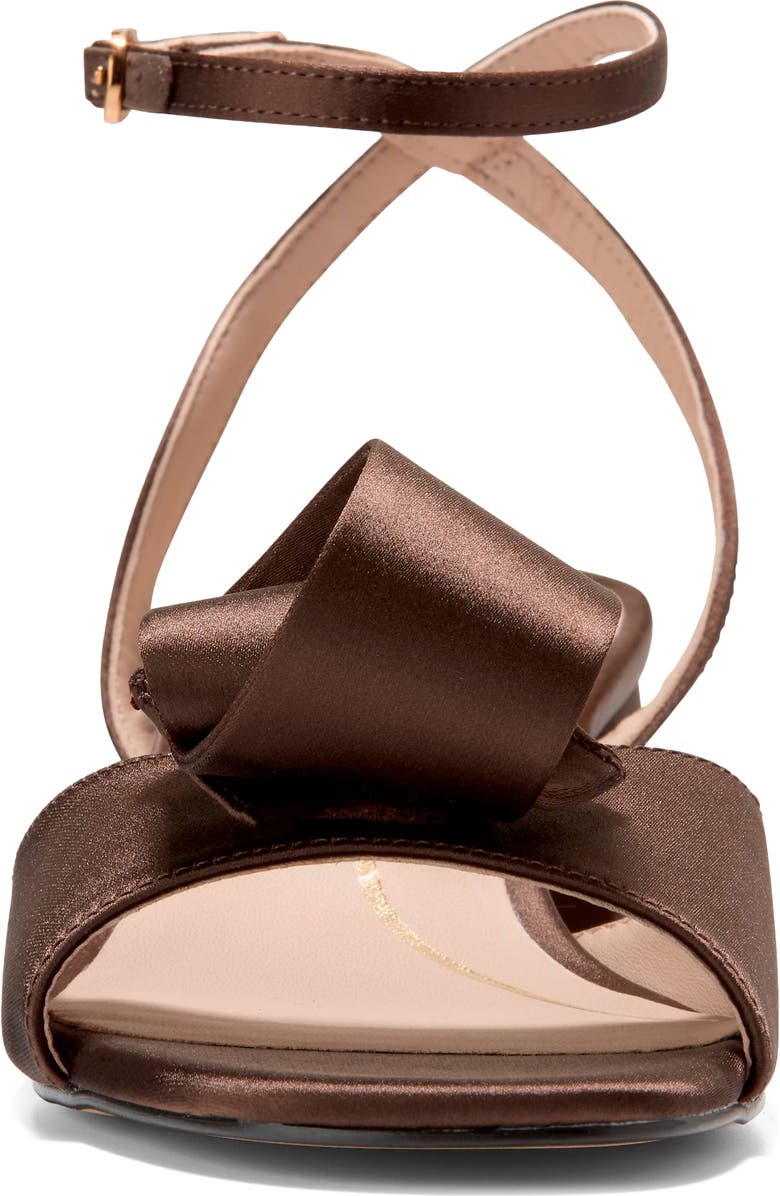 Cole Haan Fanya Florette Sandal, Alternate, color, Chocolate Satin