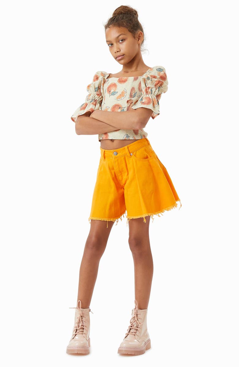 Truce Kids' Smocked Square Neck Top, Alternate, color, 