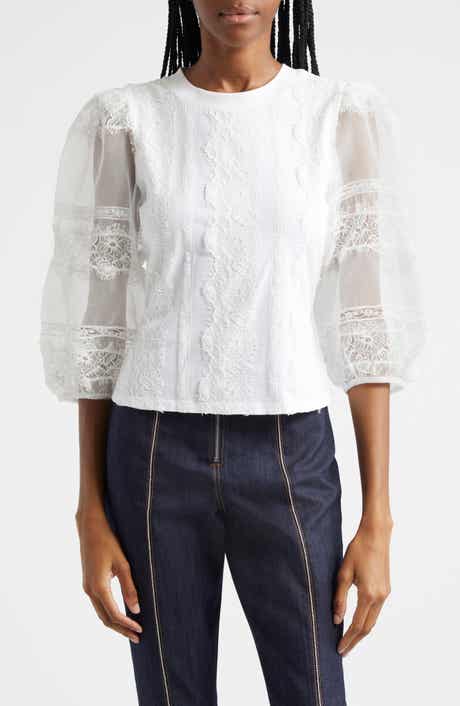 Stefania Lace Trim Shirt