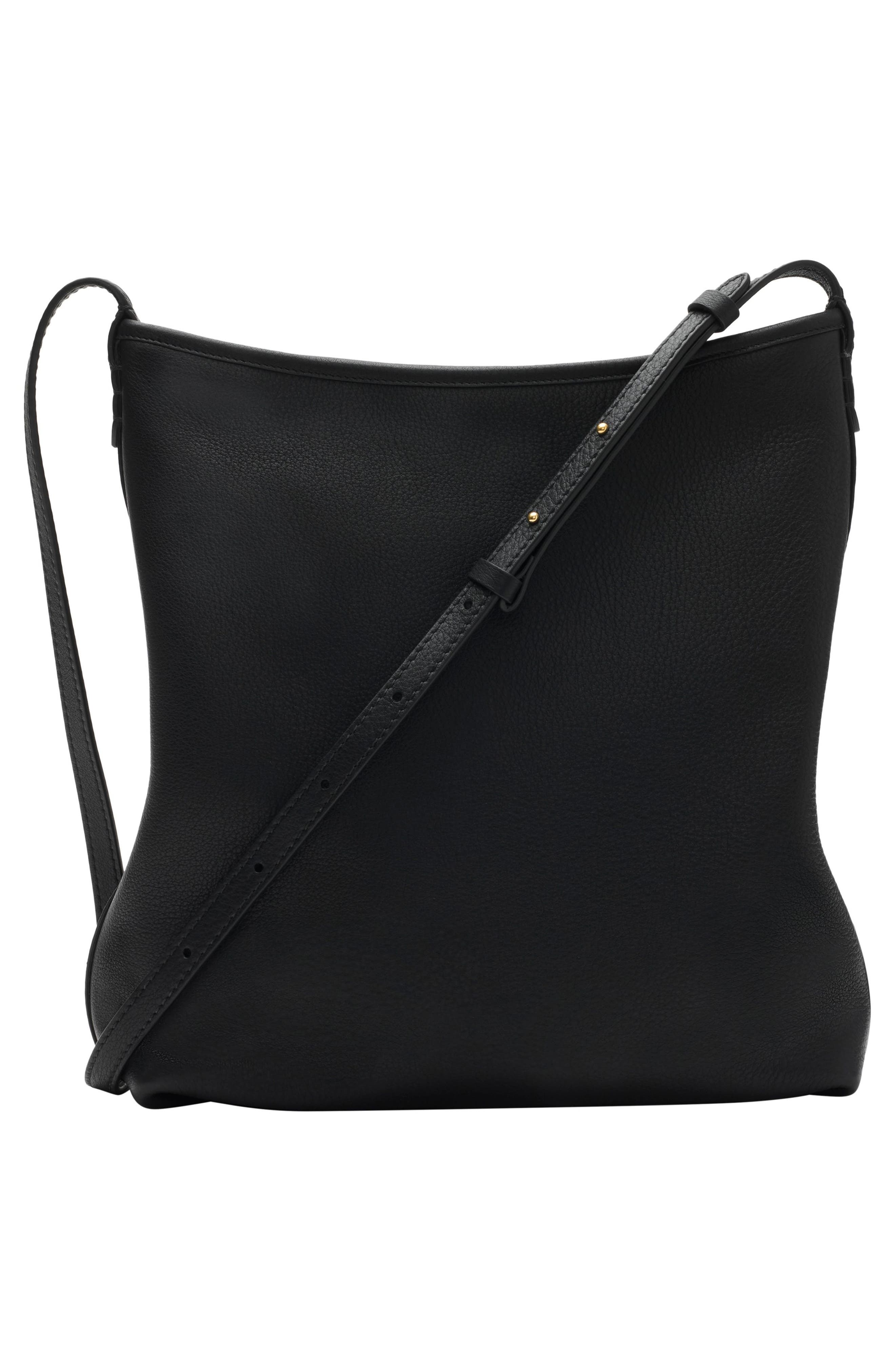 Burberry Small Highlands Leather Shoulder Bag, Alternate, color, 