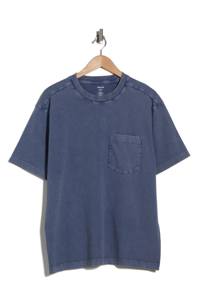 Abound Acid Wash Pocket T-Shirt, Alternate, color, Grey Folkstone