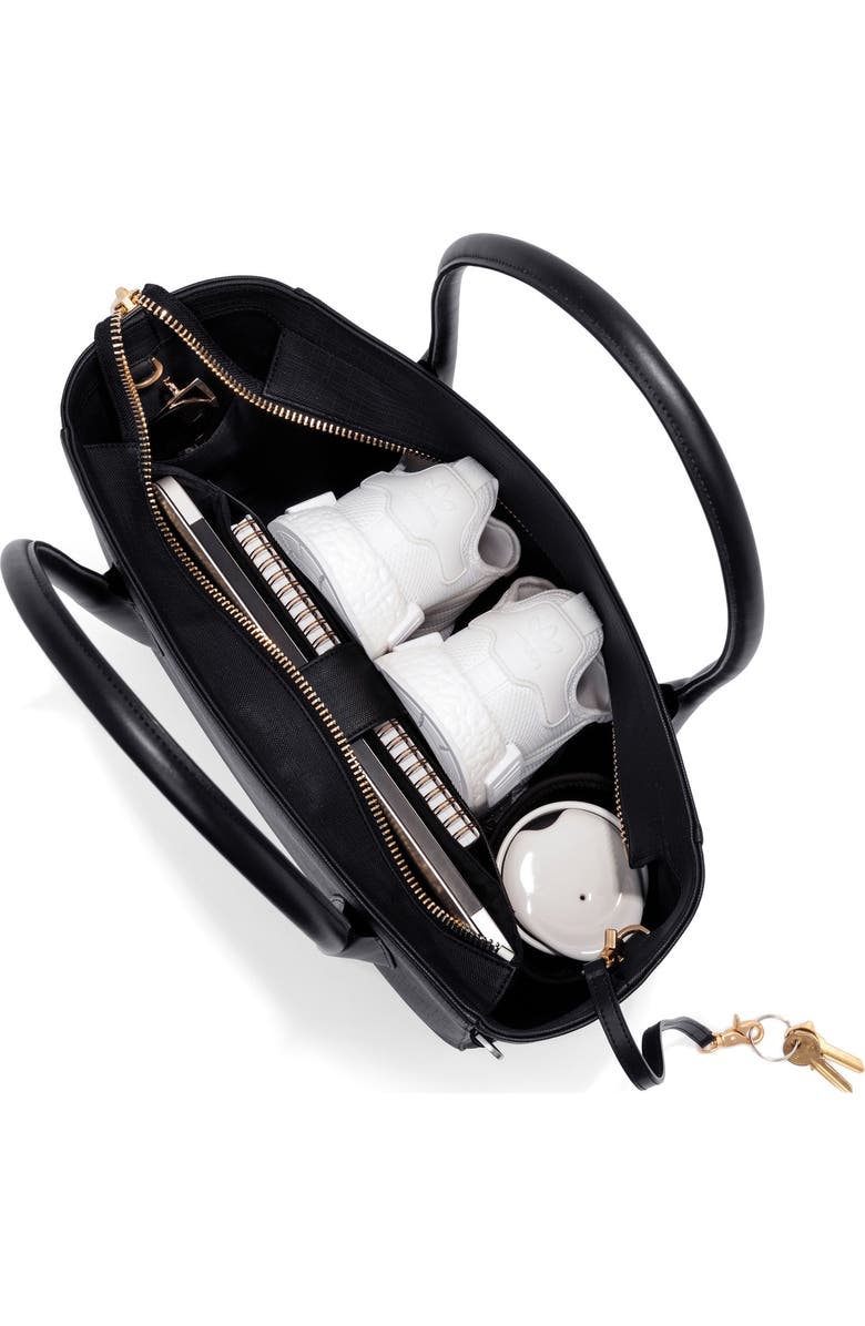 Dagne Dover Signature Legend Coated Canvas Tote, Alternate, color,